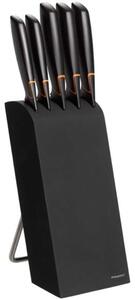 FISKARS Utensili da cucina - Ceppo di coltelli, 5 pezzi, nero 1003099