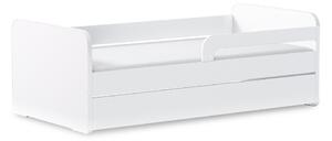 Letto da bambini bianco con materasso e rete inclusi 80x160 cm Duuli – ELTAP
