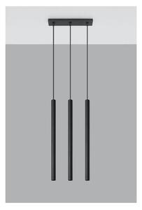 Lampada a sospensione nera, lunghezza 30 cm Fideus - Nice Lamps