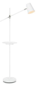 Lampada a stelo bianca con vano portaoggetti Linear - Markslöjd