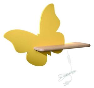 Apparecchio giallo per bambini Butterfly - Candellux Lighting