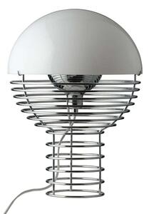 Verpan - Wire Lampada da Tavolo Ø30 Chrome/White Verpan