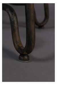 Seggiolone in metallo nero, altezza 88 cm Ovid - Dutchbone