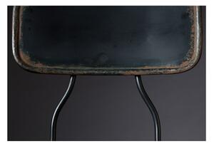 Seggiolone in metallo nero, altezza 88 cm Ovid - Dutchbone