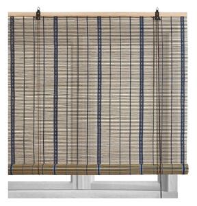 Tenda a rullo in bambù blu-marrone 160x180 cm Natural Life - Casa Selección