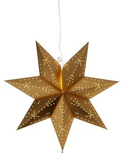 Decorazione luminosa natalizia di colore oro ø 45 cm Classic - Star Trading
