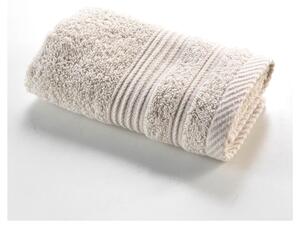 Asciugamano tipo terry beige in cotone 30x50 cm Tendresse – douceur d'intérieur
