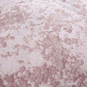 Biancheria da letto in velluto rosa per letto matrimoniale 200x200 cm Crushed - Catherine Lansfield