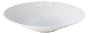 Piatto per pasta in ceramica azzurra ø 24,5 cm ICE WHITE - MIJ