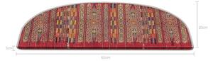 Gradini rossi in set da 16 pezzi 20x65 cm Anatolia - Vitaus