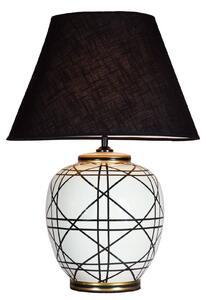 PR Home Lampada da tavolo New York, Soggiorno / Sala da pranzo, Tessuto / Stoffa / Seta, Lampada da tavolo