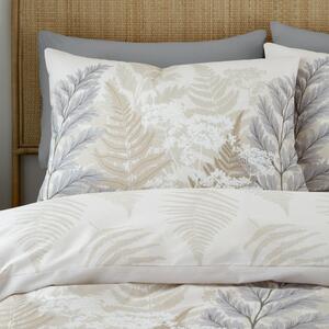 Biancheria da letto singola beige e crema 135x200 cm Floral Foliage - Catherine Lansfield