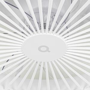 Ventilatore da soffitto intelligente bianco incl. LED con telecomando - Deniz