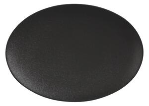 Piatto da portata in ceramica nera 22x30 cm Caviar - Maxwell & Williams