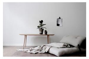 Materasso futon bianco e grigio 70x200 cm Wrap Natural/Dark Grey - Karup Design