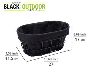 Sacchetto da pasticceria nero con supporto Black Outdoor Kitchen Bela - Wenko