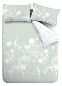 Biancheria da letto bianca e verde , 135 x 200 cm Meadowsweet Floral - Catherine Lansfield