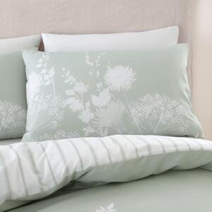 Biancheria da letto bianca e verde , 135 x 200 cm Meadowsweet Floral - Catherine Lansfield