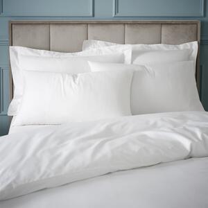 Biancheria da letto singola in cotone egiziano bianco 135x200 cm - Bianca