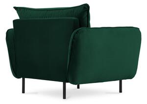 Poltrona in velluto verde scuro Vienna - Cosmopolitan Design