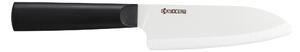 Kyocera - Coltello lama ceramica INNOVATIONWHITE� - Santoku - 14 cm - TK-140 WH-BK Maniglia soft-touch