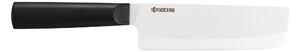 Kyocera - Coltello lama ceramica INNOVATIONWHITE� - Nakiri - Dimensioni Lunghezza 15 cm - TK-150 WH-BK Maniglia soft-touch