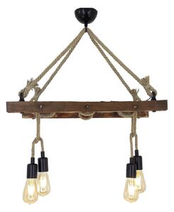 Lampada a sospensione da soffitto in legno Halat - Opviq lights