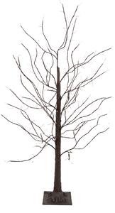 Lampada da terra natalizia albero marrone 120 cm con LED e timer IP44 - Ki