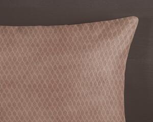 Biancheria da letto in flanella marrone per letto singolo 140x200 cm - HIP