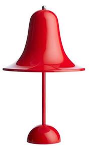 Verpan - Pantop Lampada da Tavolo Portatile Rosso Acceso