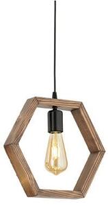 Lampada a sospensione in legno di carpino Geometrik Sparky - Opviq lights