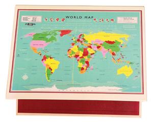 Raccoglitore ad anelli World Map - Rex London