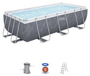 Piscina Steel Pro Max Marble 4,04 x 2,01 x 1 m - 56721