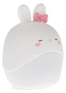 Lampada Led touch Coniglio con sveglia per bambini a batteria ricaricabile USB Bianco caldo M LEDME