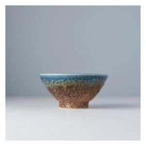 Ciotola in ceramica blu-marrone, ø 16 cm Earth & Sky - MIJ