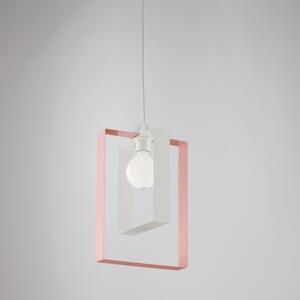 BeLight Duplo sospensione 1 luce Bianco/rosa