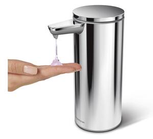 Distributore automatico di sapone in acciaio argentato 266 ml - simplehuman