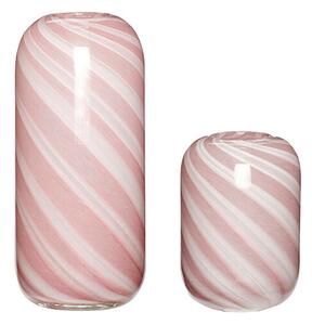Hübsch - Candy Vases 2 pcs. Pink Hübsch