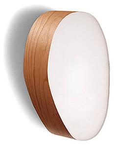 LZF LAMPS LZF Guijarro Small applique LED, ciliegio