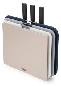 Set di 3 taglieri e coltelli con supporto Nest Plus - Joseph Joseph