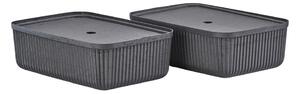 Cestini in set 2 pezzi 48x32x20,5 cm Pulp - Zone
