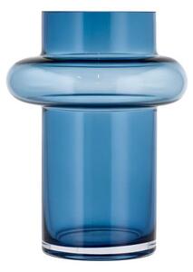 Vaso in vetro blu Tube - Lyngby Glas