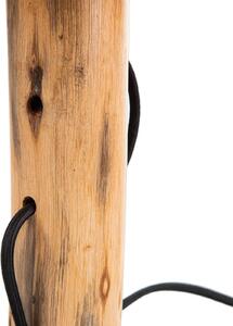 NOWA GmbH Lampada da tavolo Norin telaio legno di eucalipto