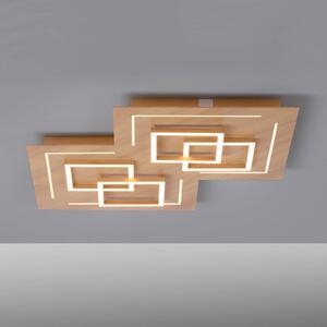 Q-Smart-Home Paul Neuhaus Q-LINEA LED plafone decoro legno 60cm
