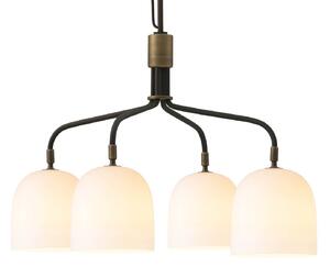 GUBI Howard lampadario short 4 luci metal/bianco