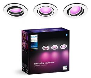 Philips - SET 3xLED RGBW Lampada da incasso dimmerabile Hue CENTURA 1xGU10/4,2W/230V