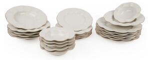 Set di piatti in porcellana da 24 pezzi Kutahya Waves - Kütahya Porselen