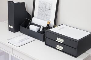 Organizzatore di documenti grigio scuro Viktoria - Bigso Box of Sweden