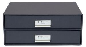 Cassetto portadocumenti a 2 livelli grigio scuro , 33 x 22,5 cm Birger - Bigso Box of Sweden