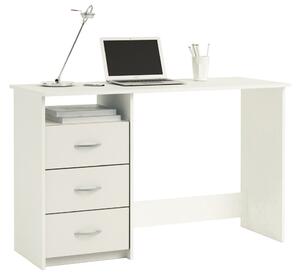 Scrivanie ARISTOTEL, bianche, 123x50,1x76,5 cm